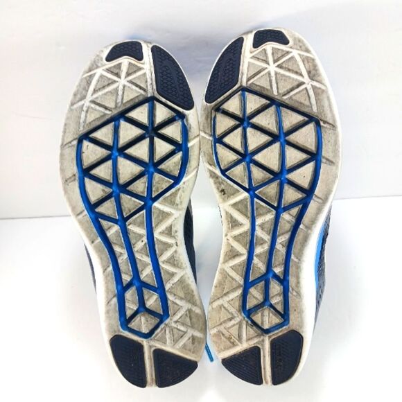 Nike Flex 2016 Run Running Shoe Men's 10 Grey/Blue Everyday Wear Comfort Sneaker - Picture 6 of 8